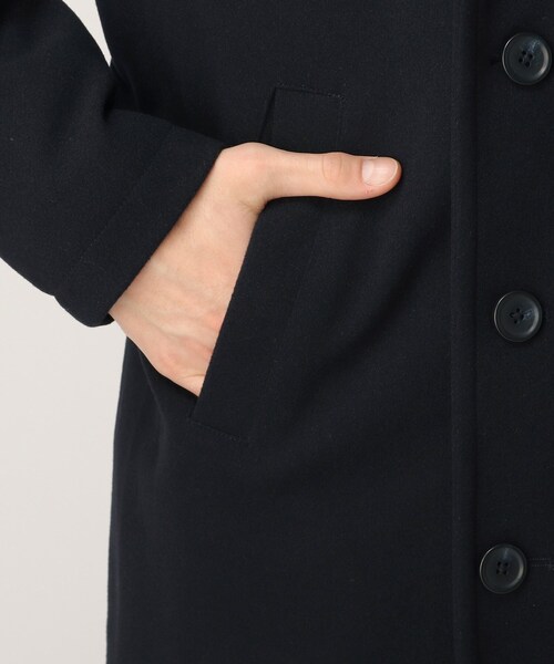 tk.TAKEO KIKUCHI(ティーケータケオキクチ)の「◆テックメルトンダブルコート(ピーコート・メンズ・ブラック/ネイビー/グレー系3・01/02/03/04)」の17枚目の写真