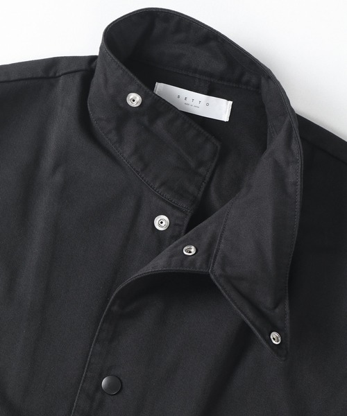 SETTO(セット)の「SNAP JACKET:スナップボタンジャケット(その他アウター・レディース・ブラック/オリーブ・FREE)」の13枚目の写真