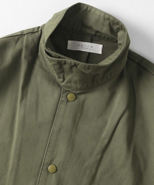 SETTO(セット)の「SNAP JACKET:スナップボタンジャケット(その他アウター・レディース・ブラック/オリーブ・FREE)」の10枚目の写真