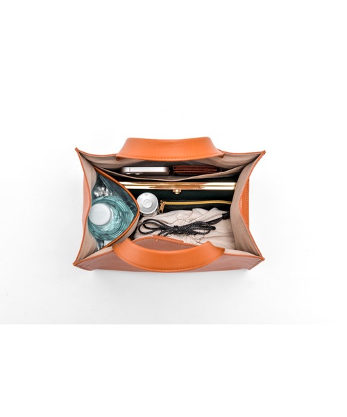 Rename（リネーム）の「Rename フェイクレザー スクエア シンプル ミニ ワンハンドル ハンドバッグ（トートバッグ・レディース・ブラック/グリーン/キャメル/グレー/ブラウン系その他/グレイッシュベージュ・FREE）」の22枚目の写真