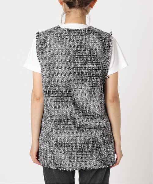 JOURNAL STANDARD relume（ジャーナルスタンダード　レリューム）の「《追加》ツイードフリンジベスト（ベスト・レディース・ブラック・FREE）」の18枚目の写真