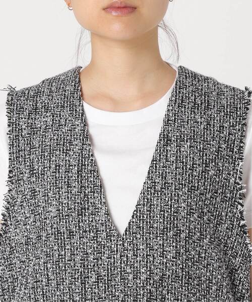 JOURNAL STANDARD relume（ジャーナルスタンダード　レリューム）の「《追加》ツイードフリンジベスト（ベスト・レディース・ブラック・FREE）」の19枚目の写真