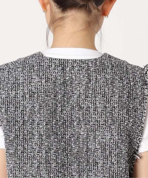 JOURNAL STANDARD relume（ジャーナルスタンダード　レリューム）の「《追加》ツイードフリンジベスト（ベスト・レディース・ブラック・FREE）」の20枚目の写真