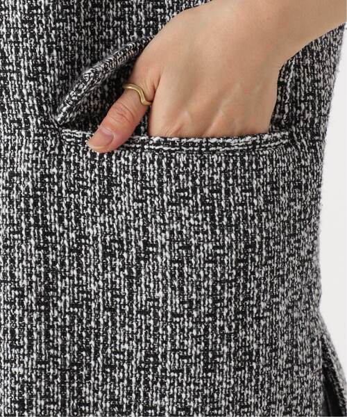 JOURNAL STANDARD relume（ジャーナルスタンダード　レリューム）の「《追加》ツイードフリンジベスト（ベスト・レディース・ブラック・FREE）」の3枚目の写真
