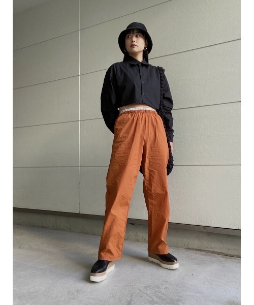 AMAIL（アマイル）の「Cropd minimam shirt（シャツ/ブラウス・レディース・ブルー/ブラック/ホワイト・FREE）」の15枚目の写真