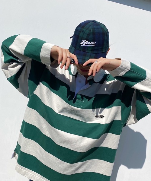HOLIDAY（ホリデイ）の「BLACK WATCH CAP (HOLIDAY) ブラックウォッチキャップ (ホリデイ)（キャップ・レディース・チェック・ONE SIZE）」の8枚目の写真
