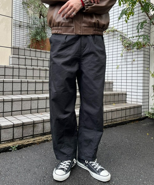 CIAOPANIC(チャオパニック)の「リップストップテーパードワイドパンツ(カーゴパンツ・レディース・ブラック/カーキ/ベージュ・FREE)」の20枚目の写真