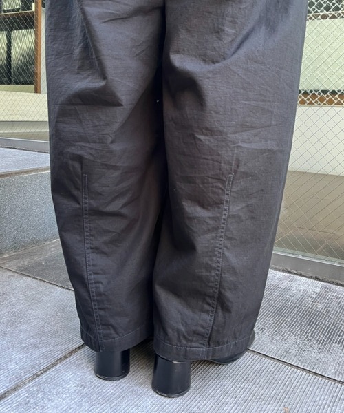 CIAOPANIC(チャオパニック)の「リップストップテーパードワイドパンツ(カーゴパンツ・レディース・ブラック/カーキ/ベージュ・FREE)」の15枚目の写真