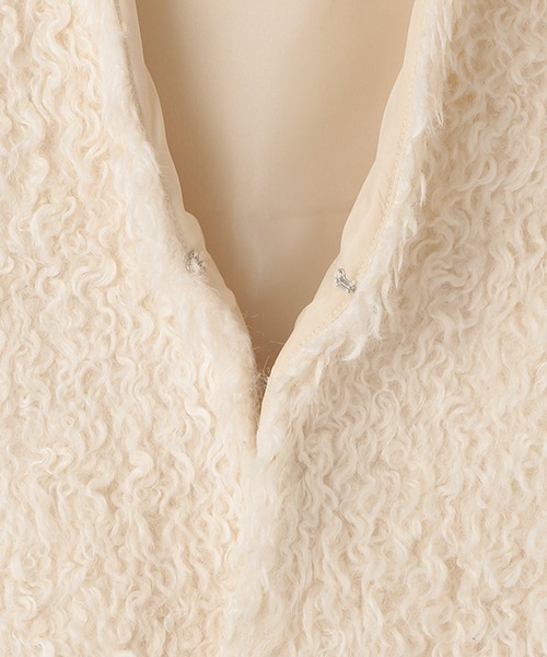 by LOVEiT（バイラビット）の「ボア　ジレ（ベスト・キッズ・アイボリー・120cm/130cm/160cm/140cm/150cm）」の5枚目の写真