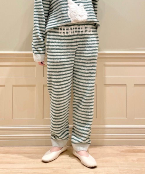 gelato pique（ジェラートピケ）の「【HOMME】 ベビモコアヒルボーダー