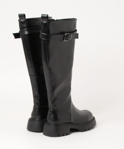 裏起毛 ] チェルシーベルトロングブーツ（ブーツ）｜KOBE LETTUCE