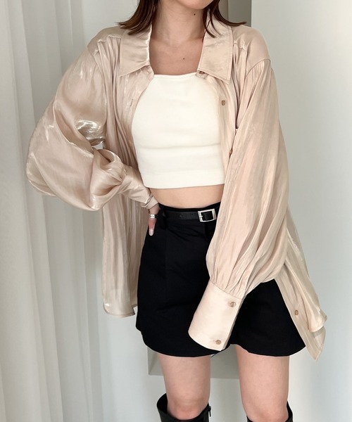 Heather（ヘザー）の「サテンシャツ 190462（シャツ/ブラウス）」 - WEAR