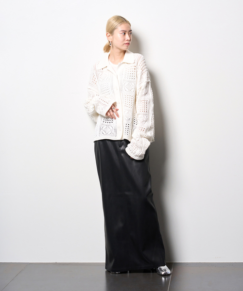 CITYSHOP（シティーショップ）の「CROCHET STYLE SHIRTS：ニット
