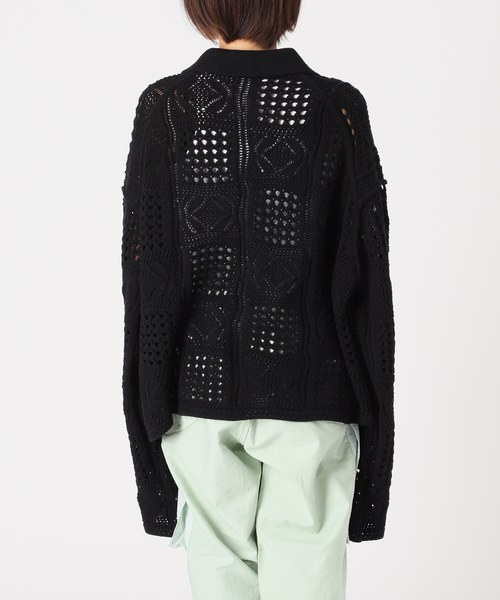 CITYSHOP（シティーショップ）の「CROCHET STYLE SHIRTS：ニット