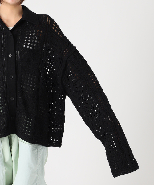 CITYSHOP（シティーショップ）の「CROCHET STYLE SHIRTS：ニット