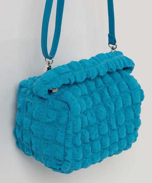 WEGO（ウィゴー）の「WEGO/ポップコーン2WAYミニショルダーバッグ（ショルダーバッグ・レディース・オフホワイト/グリーン/ブラック/ピンク/ブルー・FREE）」の18枚目の写真