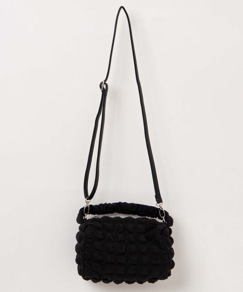 WEGO（ウィゴー）の「WEGO/ポップコーン2WAYミニショルダーバッグ（ショルダーバッグ・レディース・オフホワイト/グリーン/ブラック/ピンク/ブルー・FREE）」の19枚目の写真