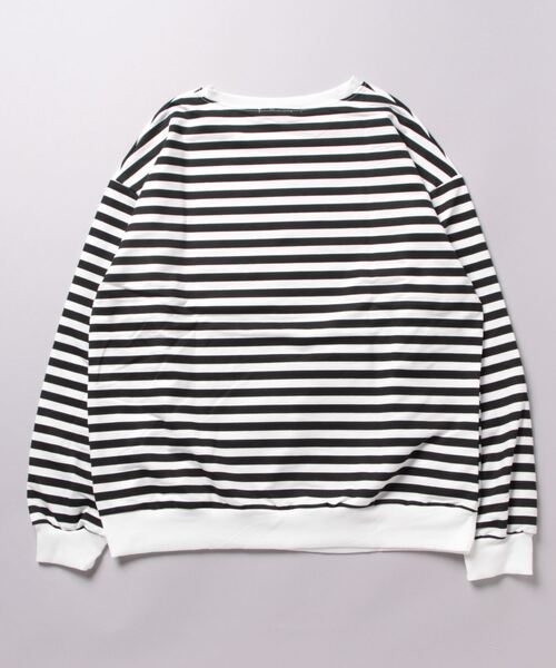 Ritzy（リッツィー）の「ボーダークルーネックロンT（Tシャツ/カットソー・レディース・ブラック/ブルー・M/L）」の12枚目の写真