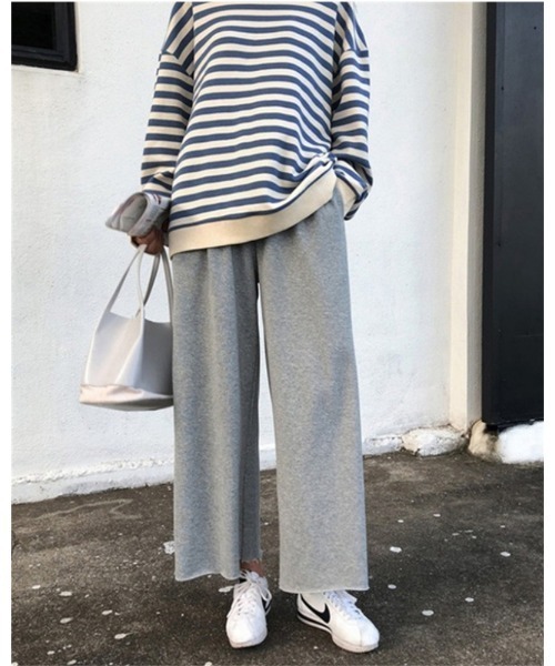 Ritzy（リッツィー）の「ボーダークルーネックロンT（Tシャツ/カットソー・レディース・ブラック/ブルー・M/L）」の7枚目の写真