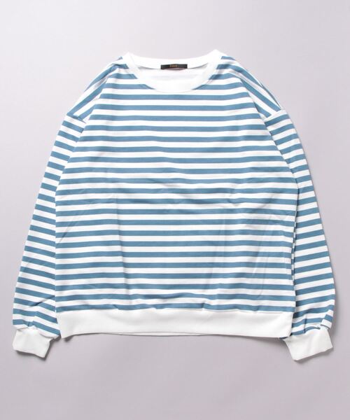 Ritzy（リッツィー）の「ボーダークルーネックロンT（Tシャツ/カットソー・レディース・ブラック/ブルー・M/L）」の8枚目の写真