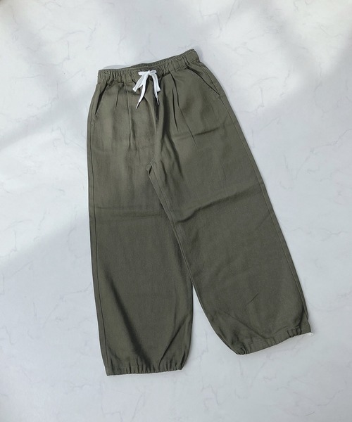 AS KNOW AS plus（アズノゥアズプラス）の「○ワイドジョガーパンツ（その他パンツ・レディース・ブラック/オフホワイト/カーキ/ブルー・FREE）」の18枚目の写真