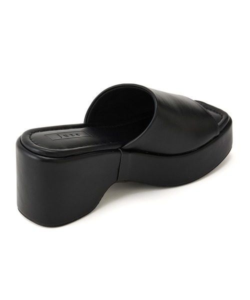 Juze（ジュゼ）の「バルキーウェッジサンダル（サンダル・レディース・ブラック/オフホワイト/イエロー・22.5cm/23.5cm/24.5cm）」の11枚目の写真