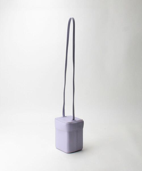 BEAUTY&YOUTH UNITED ARROWS（ビューティーアンドユースユナイテッドアローズ）の「ボックス ショルダーバッグ（ショルダーバッグ・レディース・ライラック/オフホワイト・FREE）」の8枚目の写真