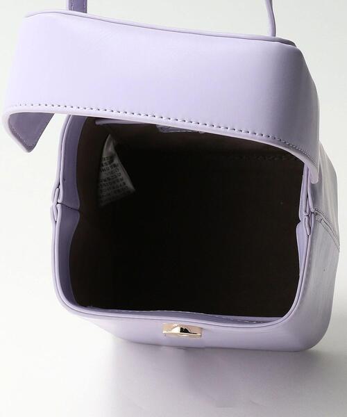 BEAUTY&YOUTH UNITED ARROWS（ビューティーアンドユースユナイテッドアローズ）の「ボックス ショルダーバッグ（ショルダーバッグ・レディース・ライラック/オフホワイト・FREE）」の10枚目の写真
