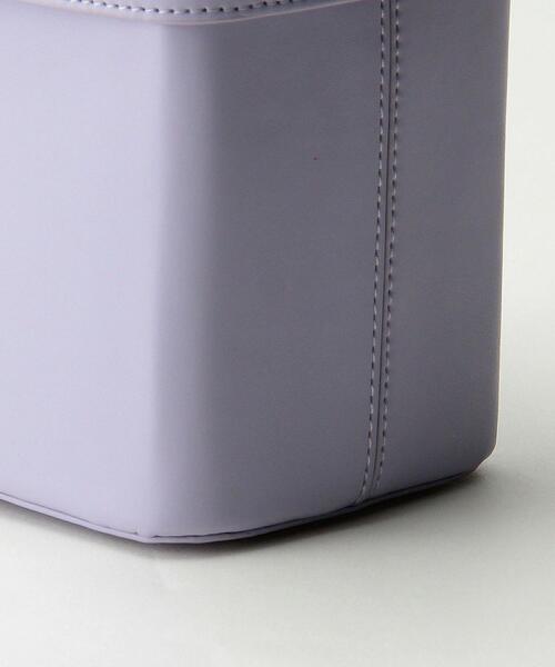 BEAUTY&YOUTH UNITED ARROWS（ビューティーアンドユースユナイテッドアローズ）の「ボックス ショルダーバッグ（ショルダーバッグ・レディース・ライラック/オフホワイト・FREE）」の16枚目の写真