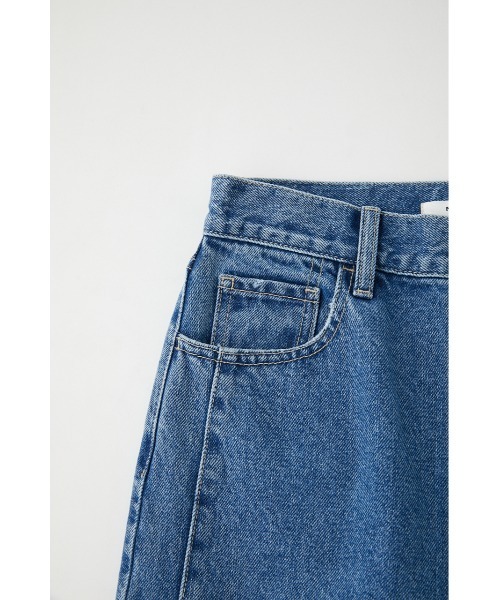 MOUSSY（マウジー）の「SIDE BUTTON STRAIGHT（デニムパンツ）」 - WEAR