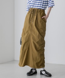 BONLECILL | ミリタリーサイドギャザーデザインスカート(スカート)