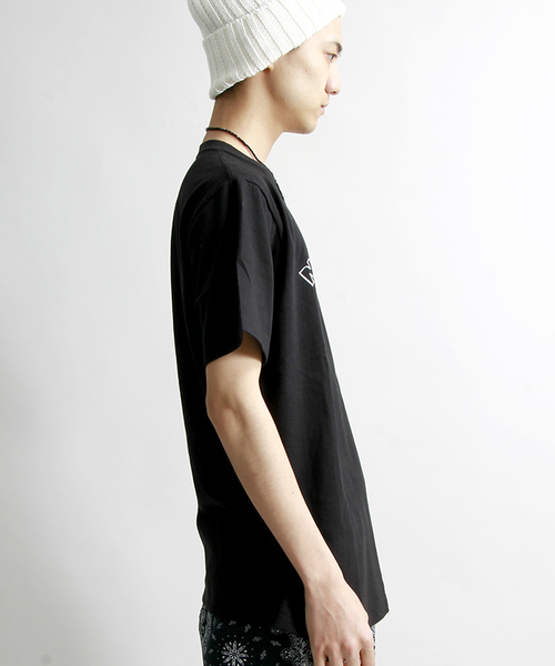 Mark Gonzales（マーク・ゴンザレス）の「∴WEGO/ MARK GONZALES（マークゴンザレス）ポケットTシャツ（Tシャツ/カットソー・メンズ・ホワイト/ブラック・MEDIUM/LARGE）」の4枚目の写真