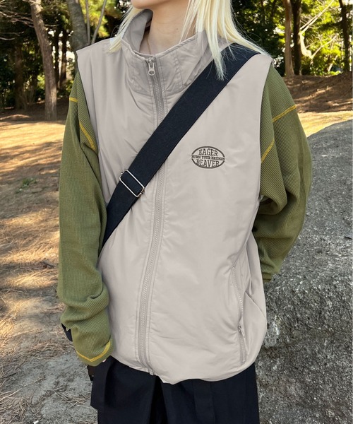 sedacle(セダクル)の「スタンドネックベスト(ベスト・メンズ・ブラック/アイボリー・MEDIUM/LARGE)」の21枚目の写真
