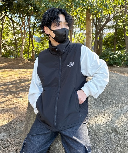 sedacle(セダクル)の「スタンドネックベスト(ベスト・メンズ・ブラック/アイボリー・MEDIUM/LARGE)」の5枚目の写真