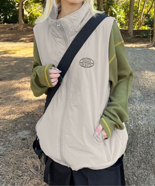 sedacle(セダクル)の「スタンドネックベスト(ベスト・メンズ・ブラック/アイボリー・MEDIUM/LARGE)」の15枚目の写真