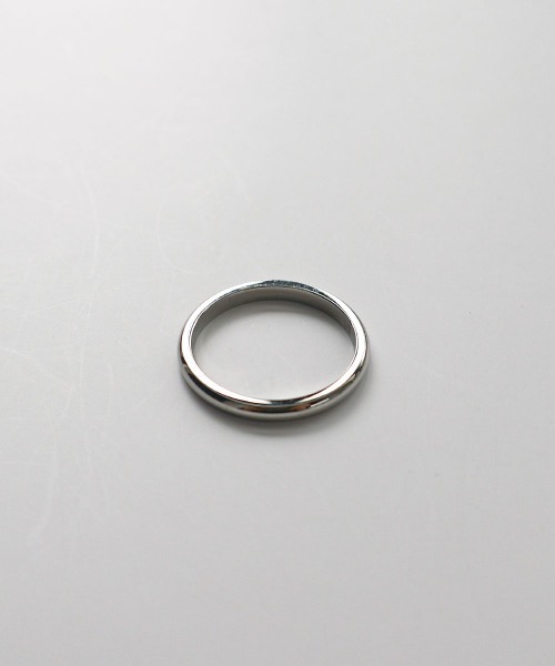 CEMONEMO(セモネモ)の「【金属アレルギー対応】 2mm シンプルリング / サージカルステンレス 316L(リング・レディース・ゴールド/シルバー・FREE)」の11枚目の写真