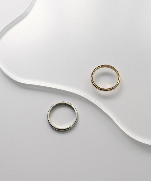 CEMONEMO(セモネモ)の「【金属アレルギー対応】 2mm シンプルリング / サージカルステンレス 316L(リング・レディース・ゴールド/シルバー・FREE)」の12枚目の写真