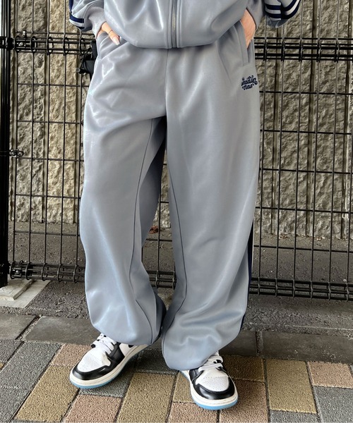 sedacle（セダクル）の「ダブルライントラックパンツ【SETUP着用可能】　ストリート/オーバーサイズ/ユニセックス（その他パンツ・メンズ・サックスブルー/ベージュ/ブラウン・MEDIUM/LARGE）」の3枚目の写真