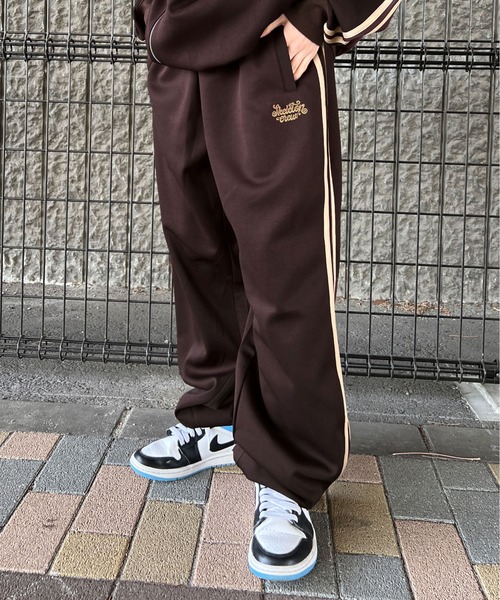 sedacle（セダクル）の「ダブルライントラックパンツ【SETUP着用可能】　ストリート/オーバーサイズ/ユニセックス（その他パンツ・メンズ・サックスブルー/ベージュ/ブラウン・MEDIUM/LARGE）」の5枚目の写真