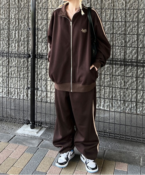 sedacle（セダクル）の「ダブルライントラックパンツ【SETUP着用可能】　ストリート/オーバーサイズ/ユニセックス（その他パンツ・メンズ・サックスブルー/ベージュ/ブラウン・MEDIUM/LARGE）」の7枚目の写真