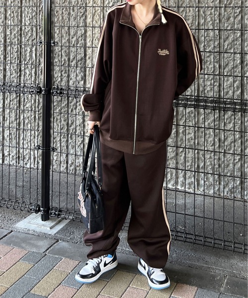 sedacle（セダクル）の「ダブルライントラックパンツ【SETUP着用可能】　ストリート/オーバーサイズ/ユニセックス（その他パンツ・メンズ・サックスブルー/ベージュ/ブラウン・MEDIUM/LARGE）」の8枚目の写真