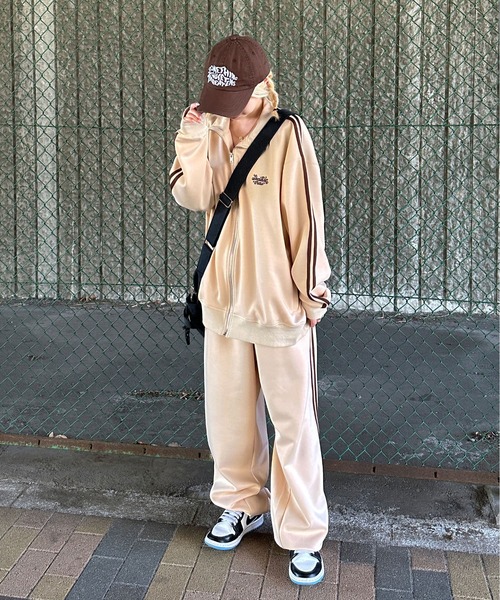 sedacle（セダクル）の「ダブルライントラックパンツ【SETUP着用可能】　ストリート/オーバーサイズ/ユニセックス（その他パンツ・メンズ・サックスブルー/ベージュ/ブラウン・MEDIUM/LARGE）」の15枚目の写真