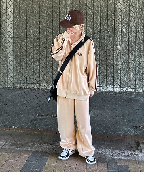 sedacle（セダクル）の「ダブルライントラックパンツ【SETUP着用可能】　ストリート/オーバーサイズ/ユニセックス（その他パンツ・メンズ・サックスブルー/ベージュ/ブラウン・MEDIUM/LARGE）」の16枚目の写真