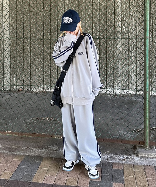 sedacle（セダクル）の「ダブルライントラックパンツ【SETUP着用可能】　ストリート/オーバーサイズ/ユニセックス（その他パンツ・メンズ・サックスブルー/ベージュ/ブラウン・MEDIUM/LARGE）」の19枚目の写真