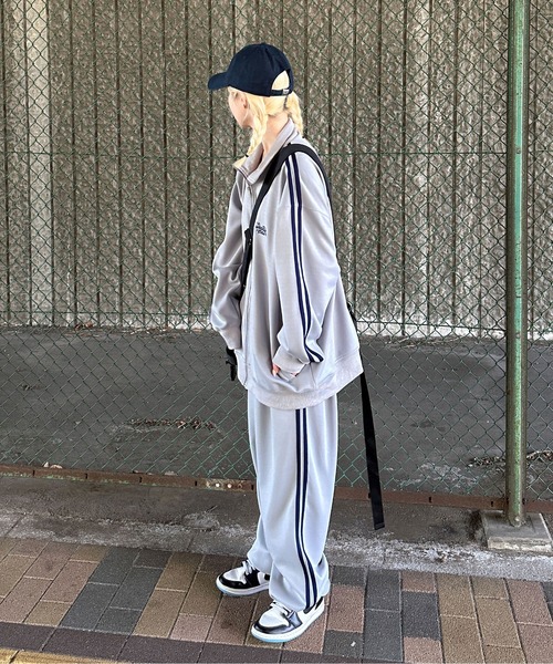 sedacle（セダクル）の「ダブルライントラックパンツ【SETUP着用可能】　ストリート/オーバーサイズ/ユニセックス（その他パンツ・メンズ・サックスブルー/ベージュ/ブラウン・MEDIUM/LARGE）」の20枚目の写真