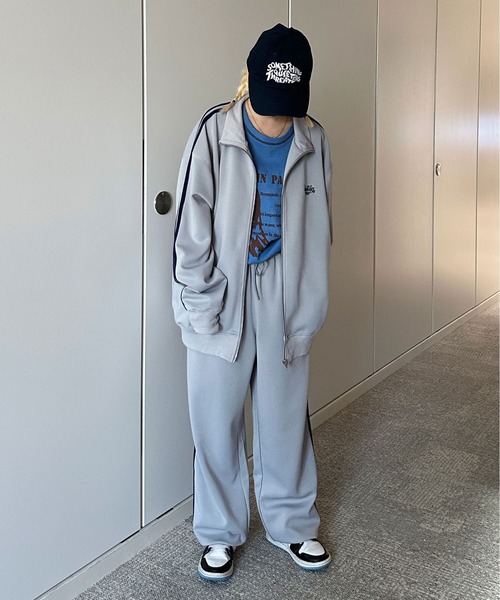 sedacle（セダクル）の「ダブルライントラックパンツ【SETUP着用可能】　ストリート/オーバーサイズ/ユニセックス（その他パンツ・メンズ・サックスブルー/ベージュ/ブラウン・MEDIUM/LARGE）」の22枚目の写真