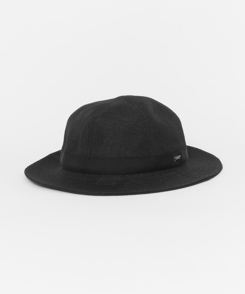 ORCIVAL（オーシバル）の「ORCIVAL　ラフィアライクパネルハット（ハット・レディース・ブラック/ベージュ・FREE）」の4枚目の写真