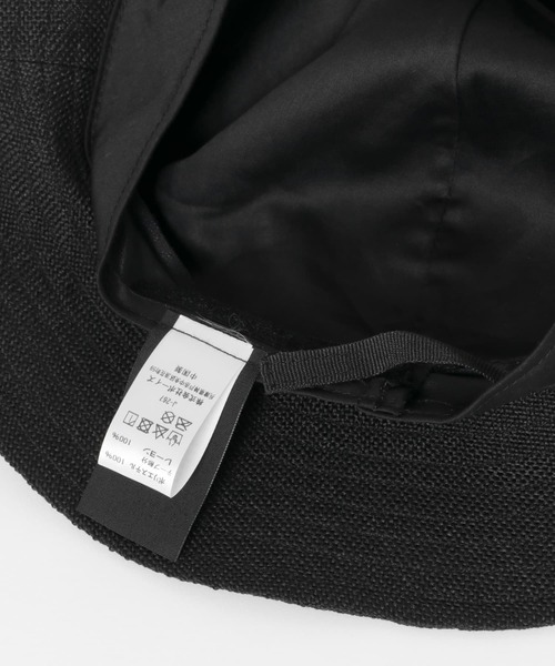 ORCIVAL（オーシバル）の「ORCIVAL　ラフィアライクパネルハット（ハット・レディース・ブラック/ベージュ・FREE）」の8枚目の写真