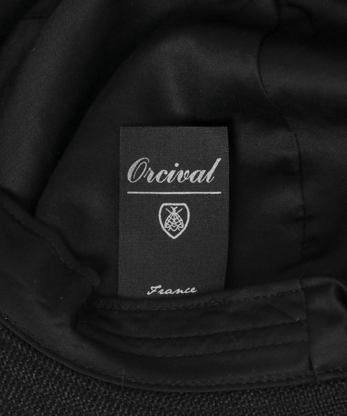 ORCIVAL（オーシバル）の「ORCIVAL　ラフィアライクパネルハット（ハット・レディース・ブラック/ベージュ・FREE）」の9枚目の写真