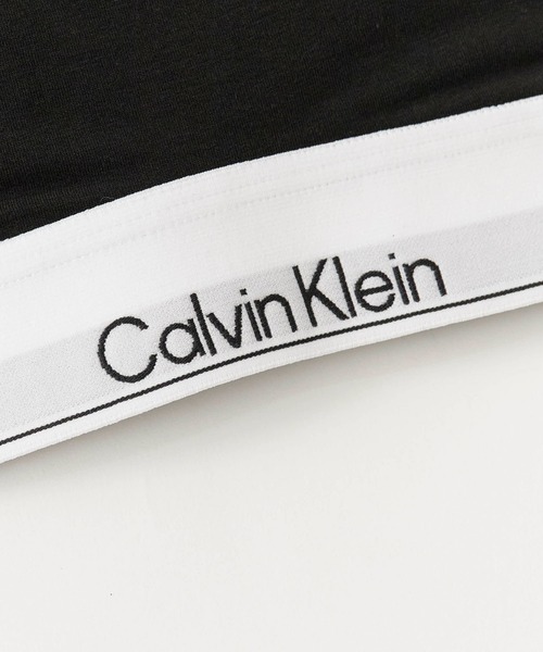 Calvin Klein（カルバン・クライン）の「Calvin Klein/カルバンクライン LGHT LINED BRALETTE リピートロゴ レーサーバック ブラレット（スポーツブラ・レディース・ブラック/グレー/ホワイト/ブラック系/ライム・L/S/M/XL/XS）」の11枚目の写真